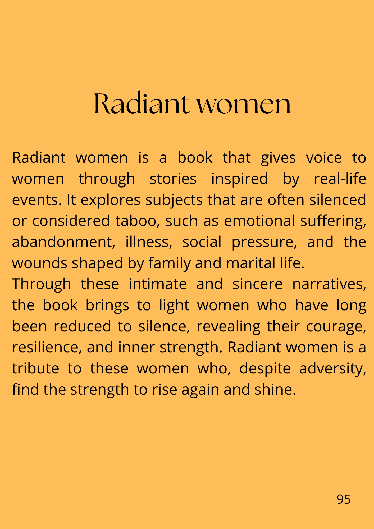 Radiant Women Boutique Yemak Inc